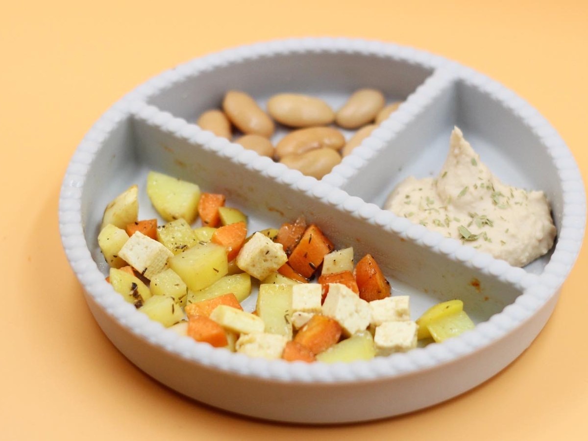 Rotfruktspytt med senap- och&nbsp;bönröra